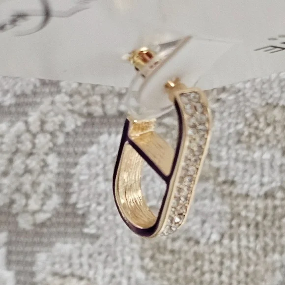 PARK LANE SPARKLE BOX MERIGOLD EARRINGS - Picture 9 of 11